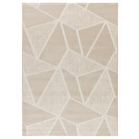 VINTAGE-TEPPICH Beige Sensation 133/190 cm - Beige/Weiß, Naturmaterialien/Textil (133/190cm) - Atticgo