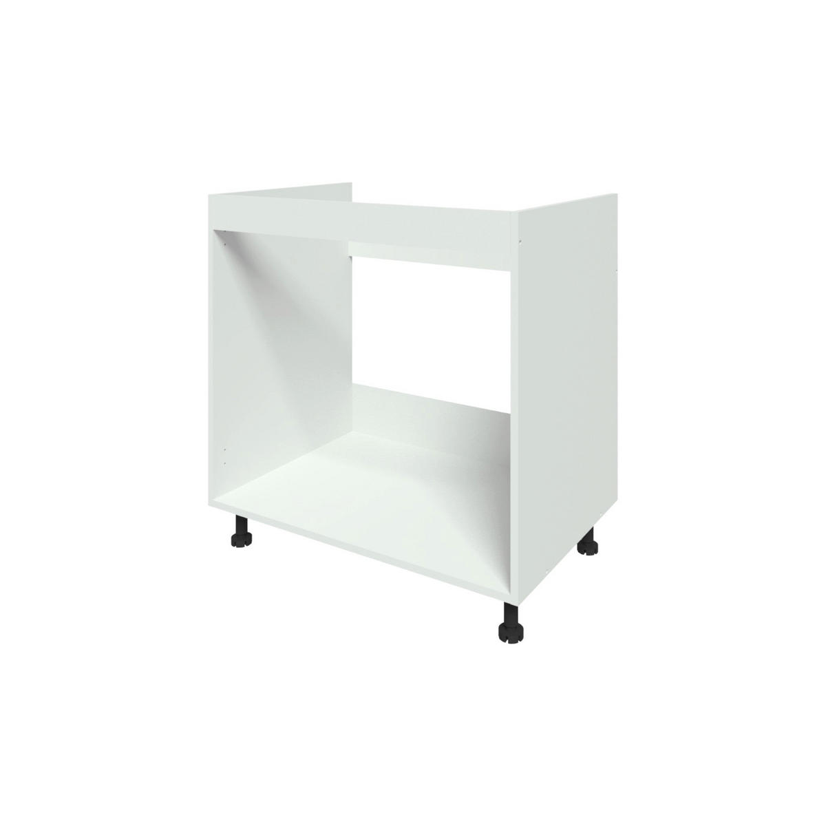 SPÜLENUNTERSCHRANK – 80 cm – DZ80 – Lunara – Dunkelgrau - Dunkelgrau, Holzwerkstoff (80/72/52cm) - hi-markt