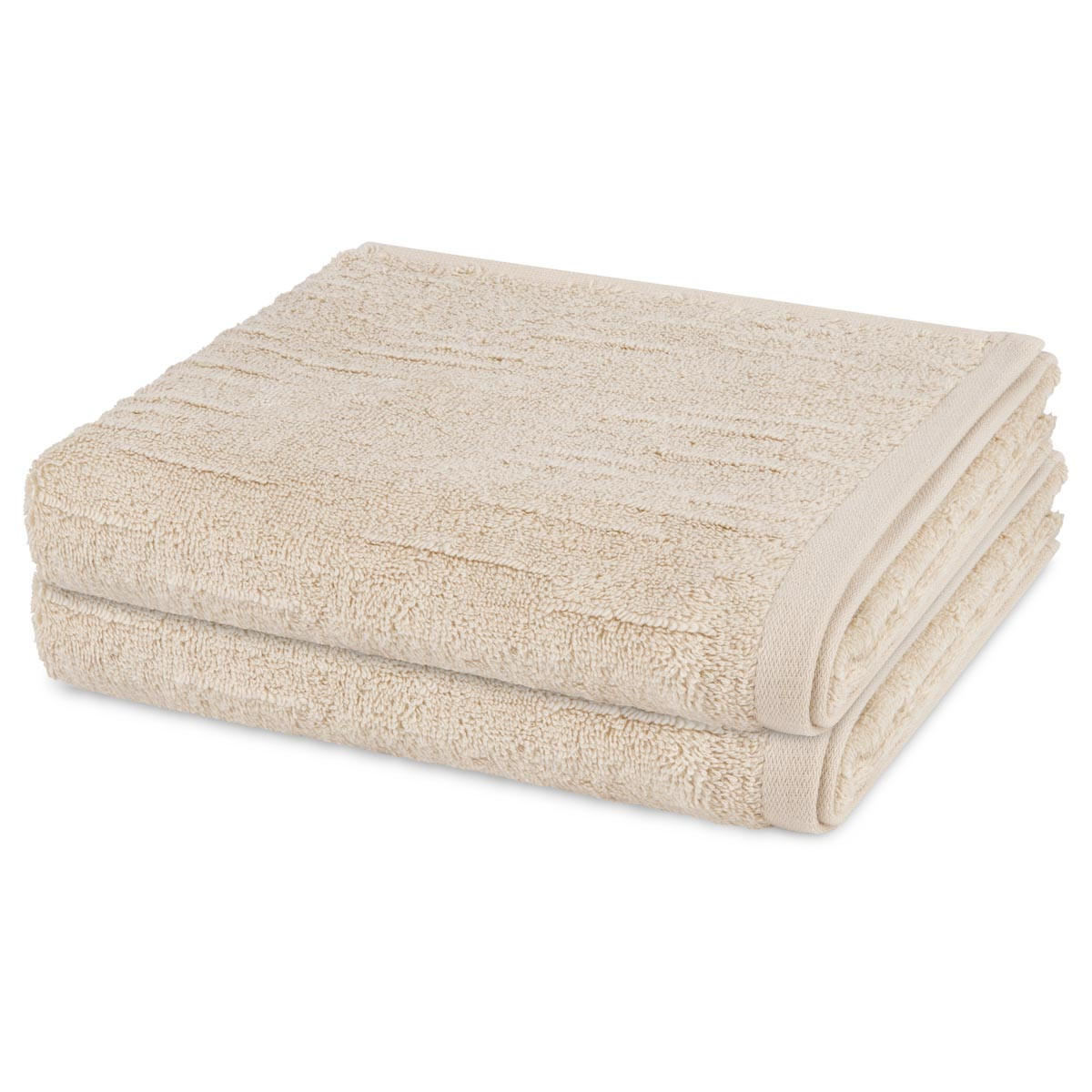 DUSCHTUCH Premium 2er-Set - Beige, Textil (70/140cm) - Ross