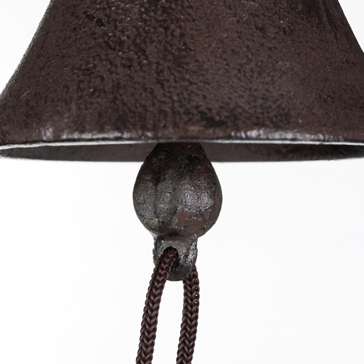 ZVONEK u dveří - hnědá, kov (11/13/15cm) - Relaxdays