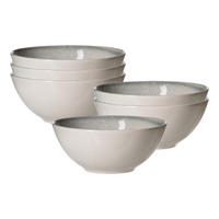 MÜSLISCHALEN Grana blau-grau ø 16,5 cm 6er Set - Blaugrau, Keramik (16.5cm) - Ritzenhoff Breker