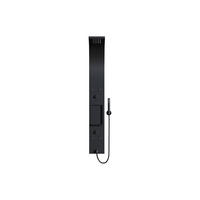 DUSCHSÄULE - 20 cmcm x 48 cmcm - Metall - Schwarz - ROANA - Schwarz, Metall (20/140/48cm) - Vente-Unique