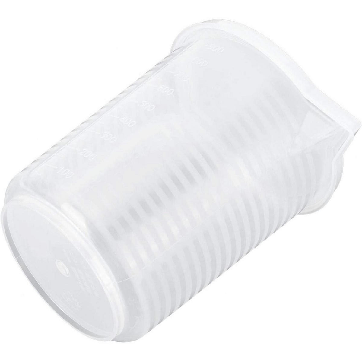MESSBECHER 1000 ml mit Deckel transparent - Transparent, Kunststoff (1L)