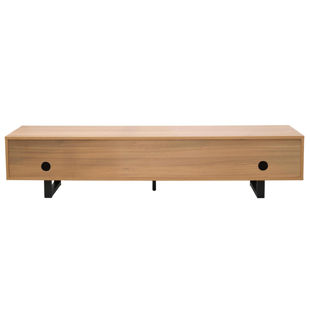 TV-SCHRANK, helles Holzeffekt - Beige, Holz (40/35/160cm) - Oviala