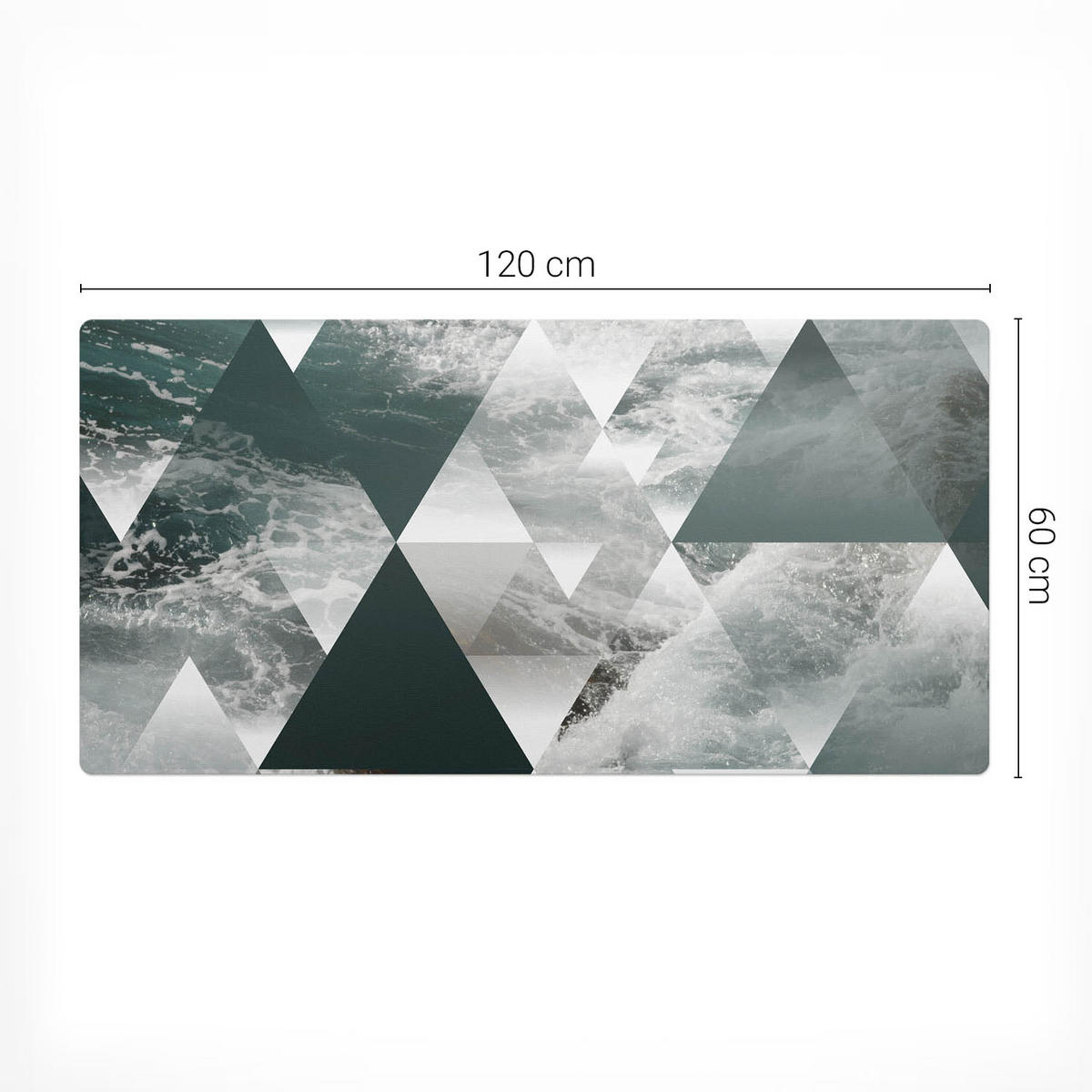 SCHREIBTISCHUNTERLAGE 120x60 cm Grün - Grün, Kunststoff (1.6/120/60cm) - Wallfluent