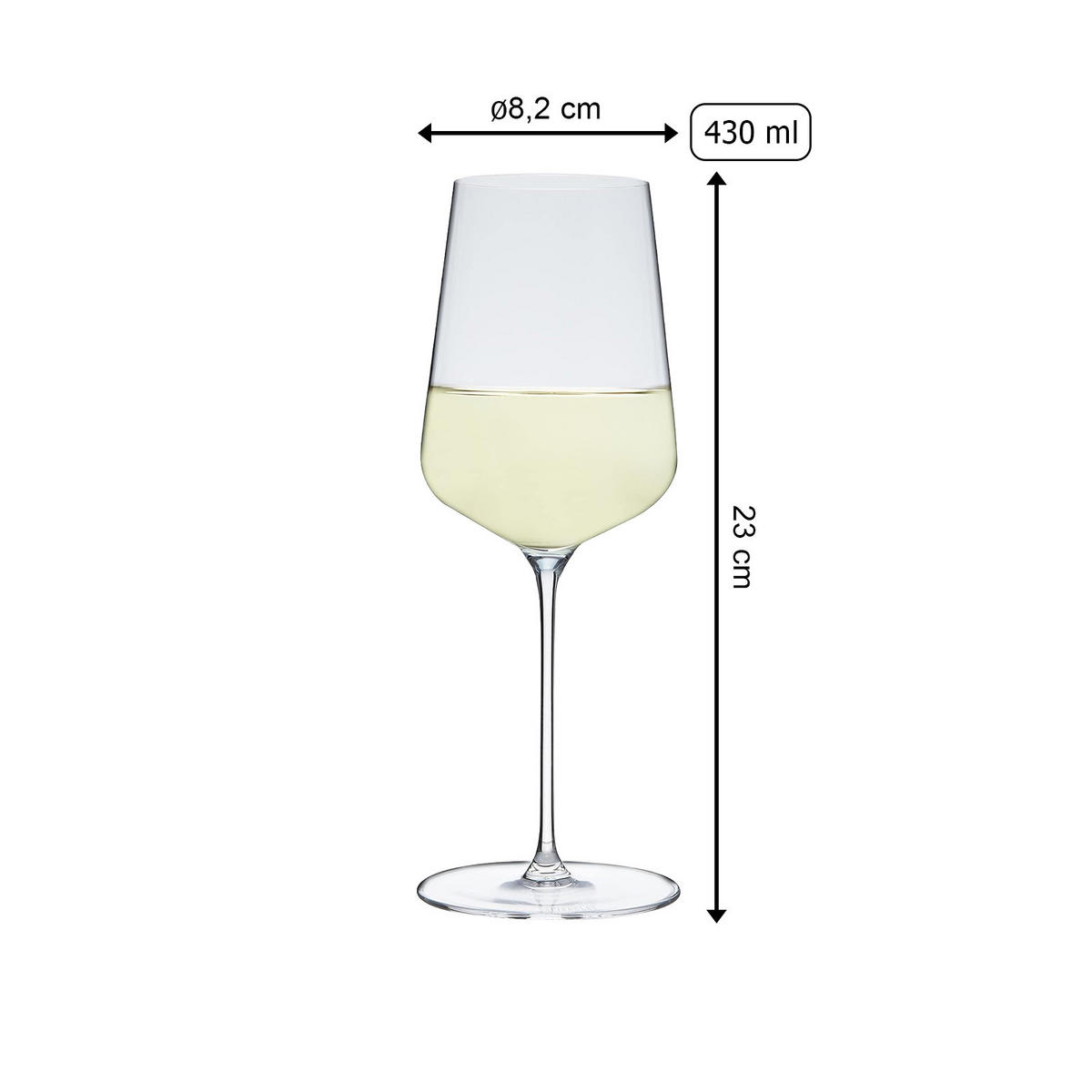 WEISSWEINGLÄSER Definition transparent 430 ml 6er Set - Transparent, Glas (0.43L) - Spiegelau