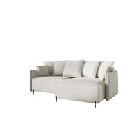 ECKSOFA Betto - Weiß, Holzwerkstoff/Textil (221/148cm) - Fun Möbel