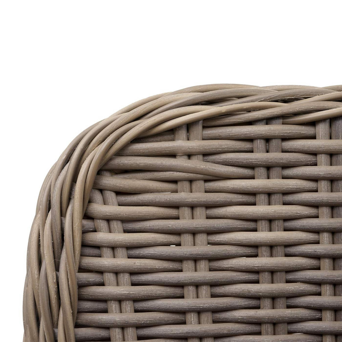 GARTENSTUHL 2er-Set Beige Kissen Grau - Beige, Metall (63/94/63cm) - PROREGAL
