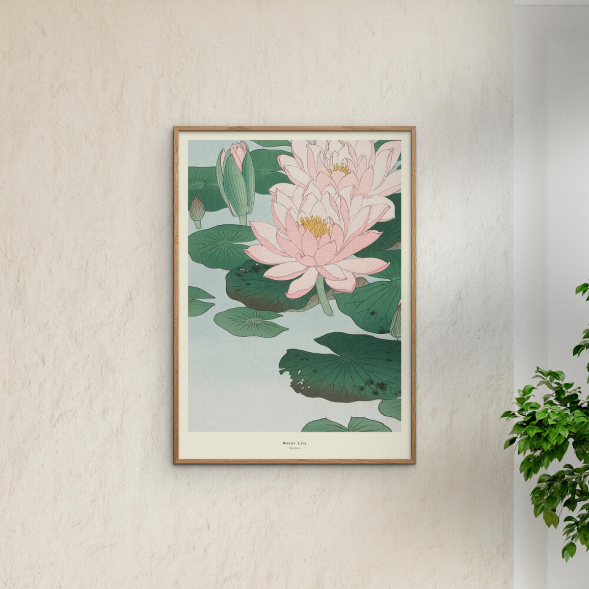 POSTER A.P. Atelier - Water Lily - Grün, Papier (30/40/0.1cm) - Poster&Frame