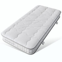 TASCHENFEDERKERNMATRATZE 90/190 cm Weiß H3 - Weiß, Textil (90/190cm) - Oxeza