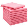 REINIGUNGSTÜCHER, 10er-Set, 32x32 cm, 80% Polyester, 20% Polyamid, farblich sortiert - Rosa, Textil (32/32cm) - Zollner