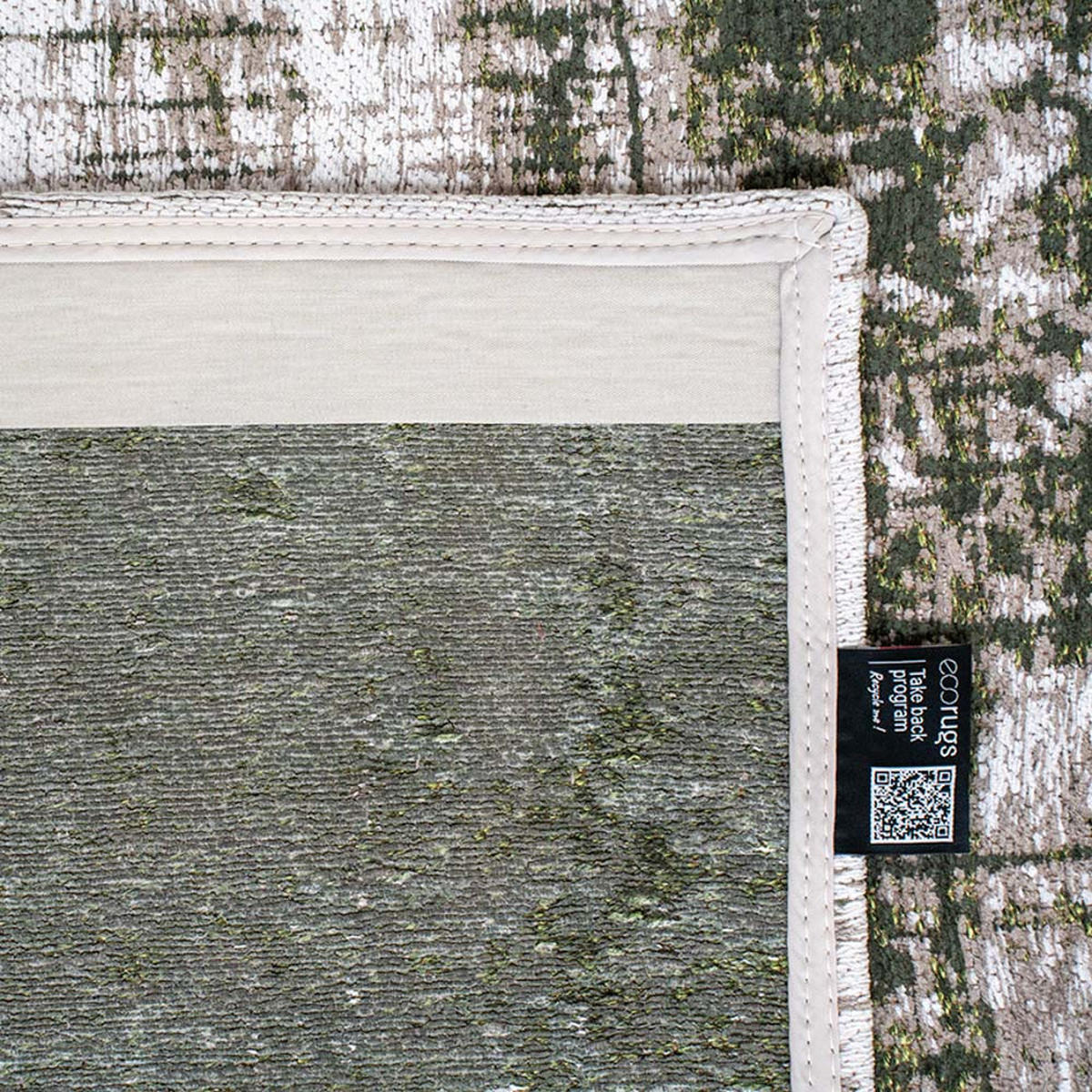 TEPPICH Central Green Mad Men Griff 200/280 cm - Grün, Kunststoff/Textil (200/280cm) - Louis De Poortere