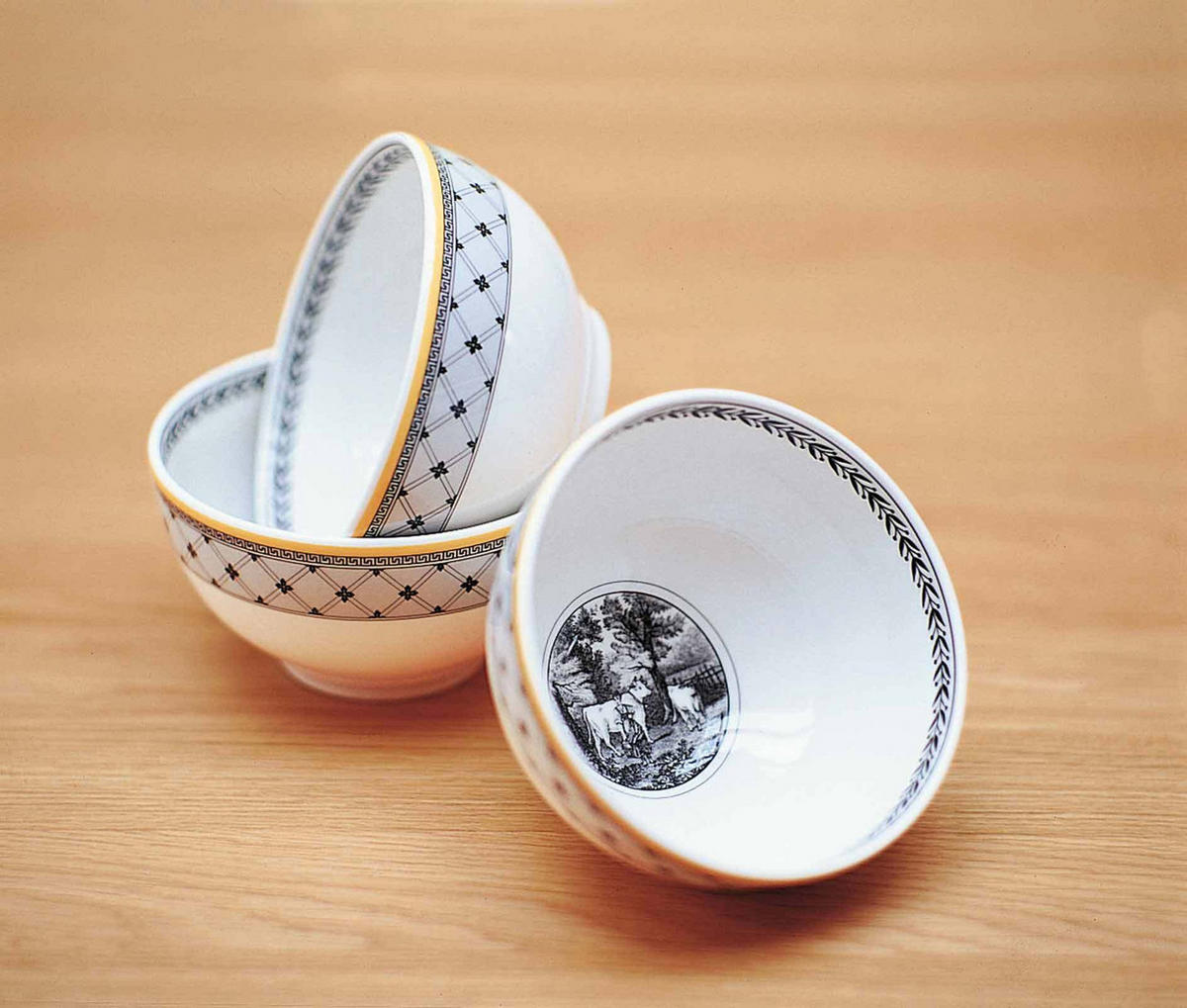 SCHÄLCHEN Audun Ferme bunt ø 11 cm 4er Set - Multicolor, Keramik (11cm) - Villeroy & Boch