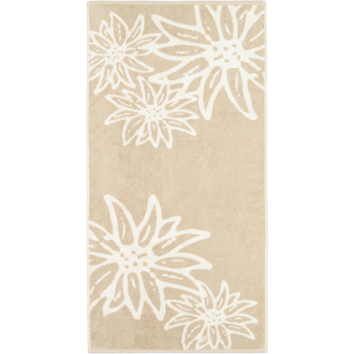 HANDTÜCHER ALPENCHIC EDITION EDELWEISS 6230 NATUR - 33 - Beige, Textil (50/100cm) - Cawoe