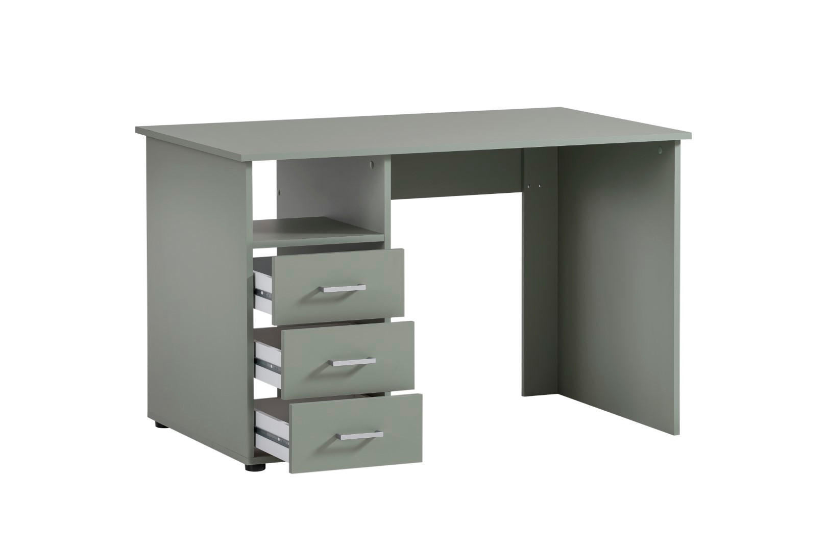 SCHREIBTISCH Fox Small 74x116x70 cm 3 Schubladen Pistazie - Grün, Holz (70/116/74cm) - PROREGAL