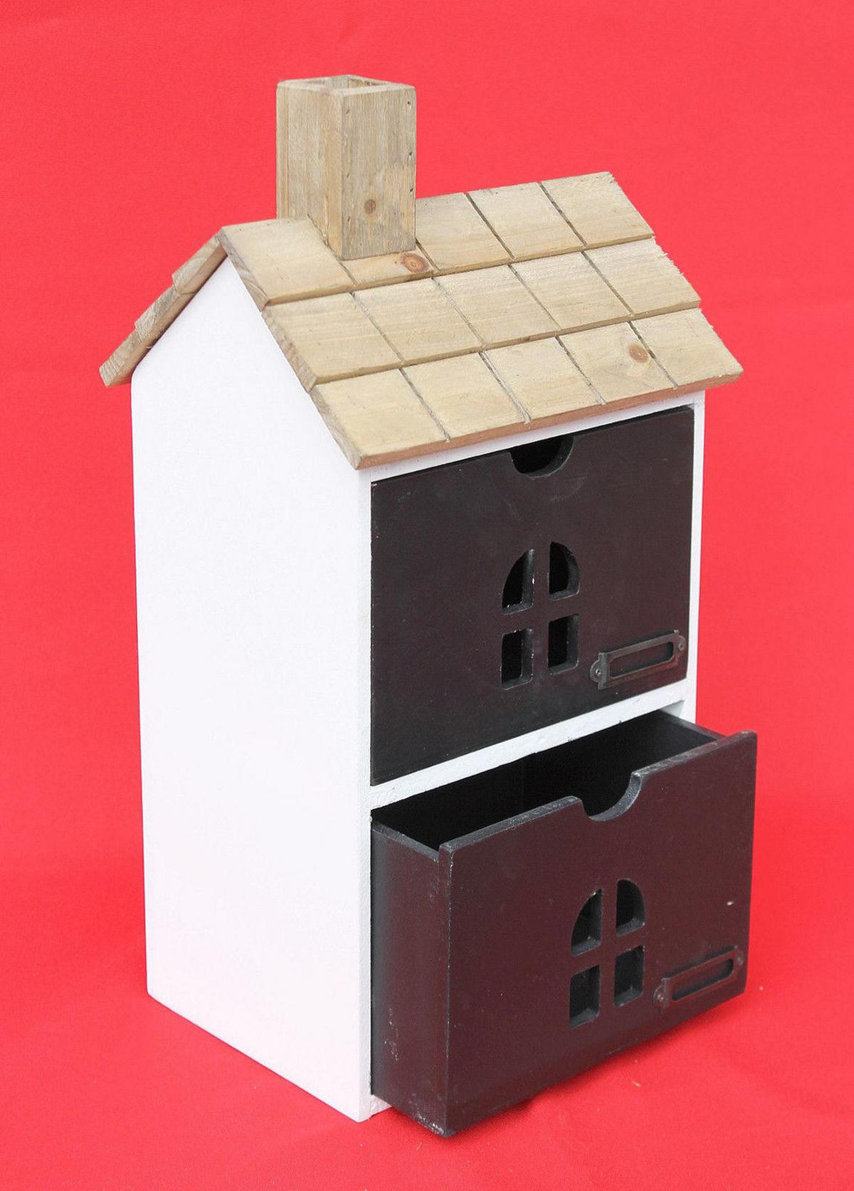 MINIKOMMODE Holz 22/17/43 cm - Weiß, Holz (22/43/17cm) - DanDiBo