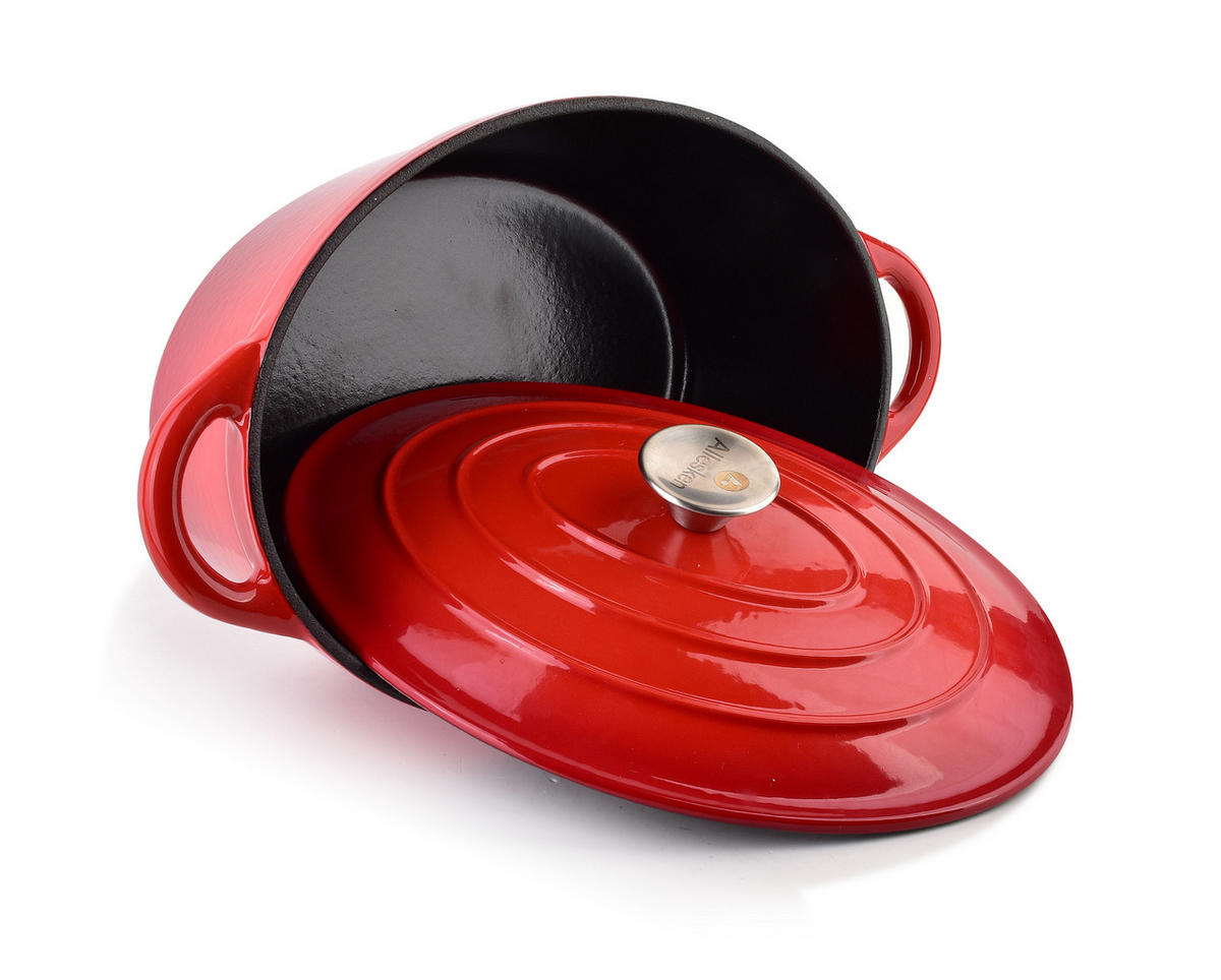 KOCHTOPF Rodel Rot 38/38/30 cm Metall - Rot, Metall (38cm)
