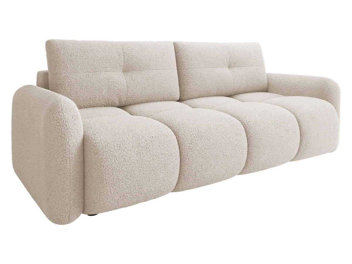 SCHLAFSOFA Sandy - Schwarz/Naturfarben, Holz/Kunststoff (232/94/121cm) - MIRJAN24