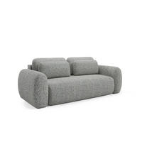 SCHLAFSOFA Gaston - Grau, Holzwerkstoff/Textil (266/95/110cm) - Fun Möbel