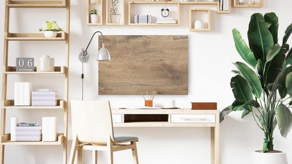 METALBOARD BAUMKERN 90x60cm + Zubehör-Set - Multicolor, Metall (90/60/1.8cm) - ALLboards