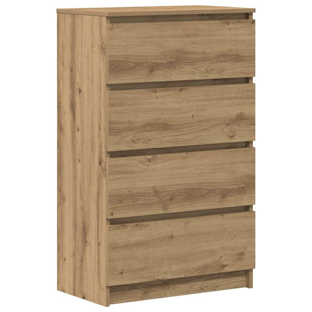 vidaXL Sideboard Eiche Artisan 60x98.5x35 cm