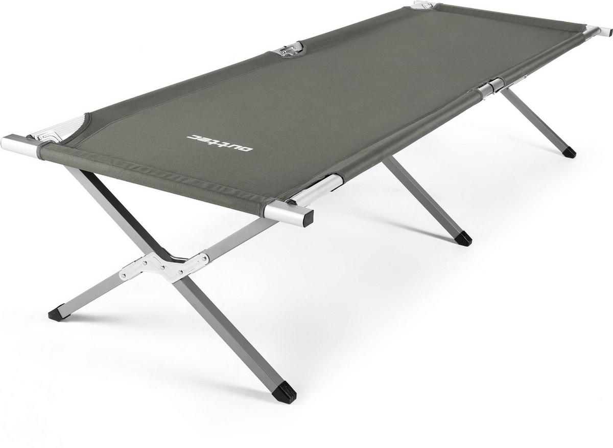 CAMPINGBETT 203/62/45 cm - Grau, Textil/Metall (203/45/62cm) - Outtec