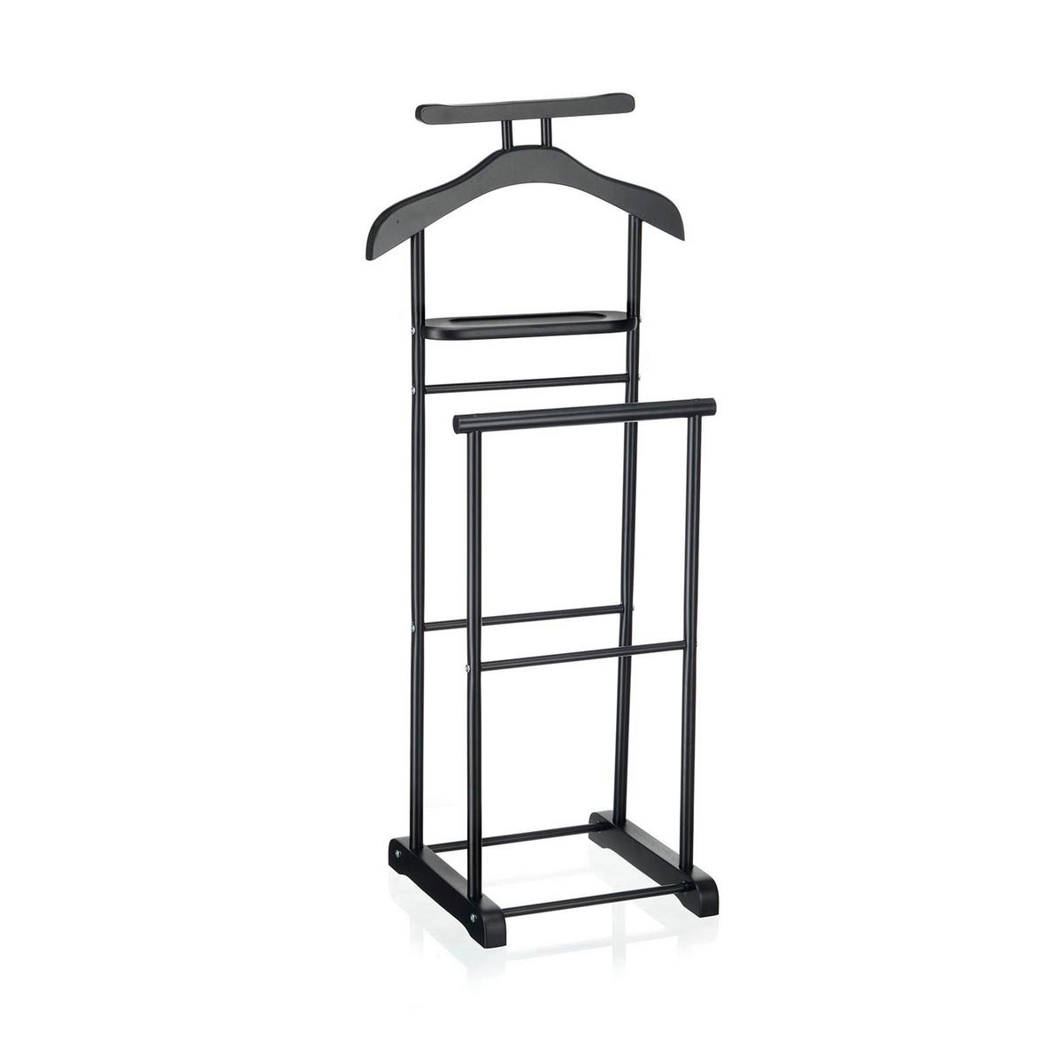 HERRENDIENER MEDINA - Schwarz, Metall (44/105/35cm) - CARO-Möbel