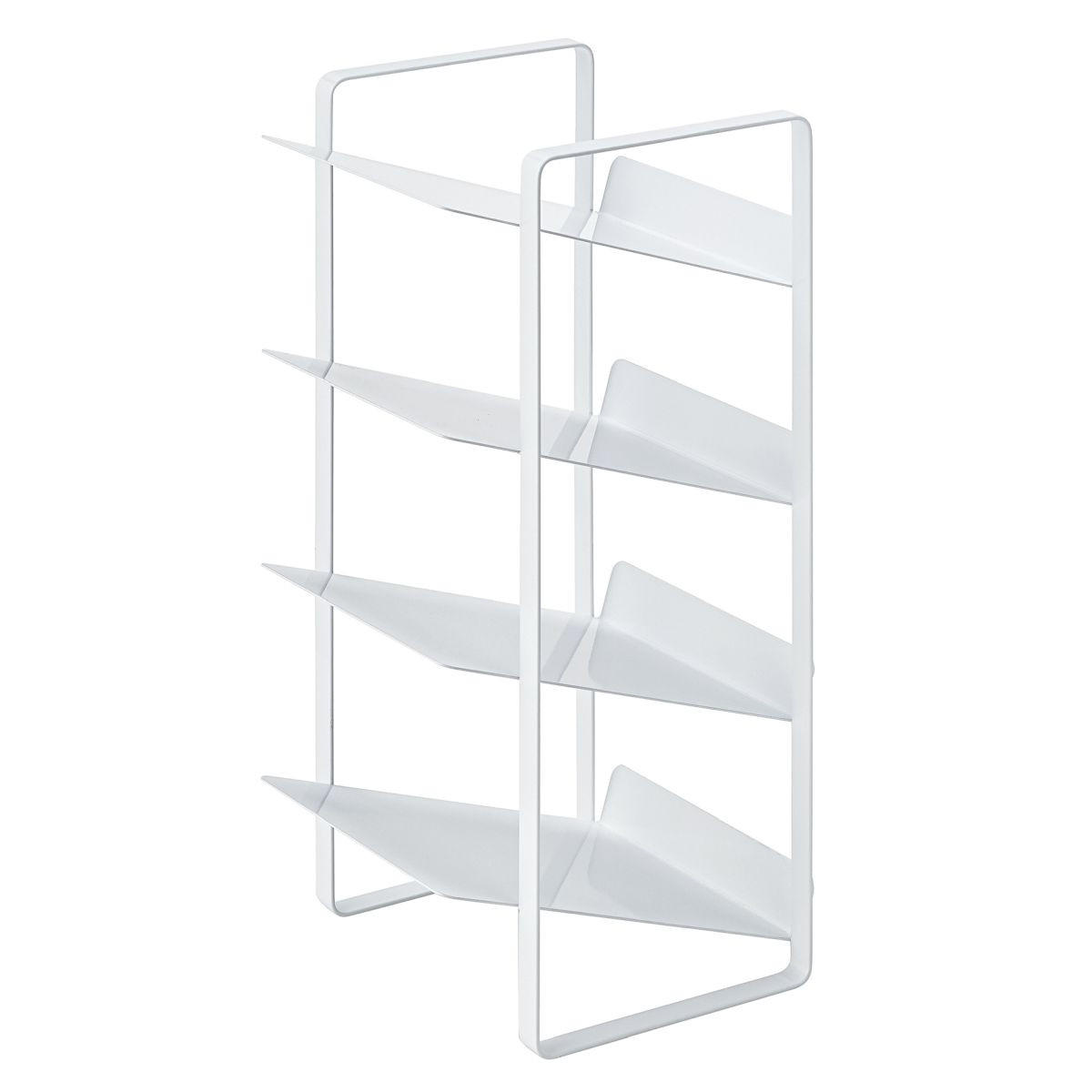 FLASCHENREGAL Tower weiß 20/40/20 cm 4 Etagen - Weiß, Metall (20/40/20cm) - Yamazaki