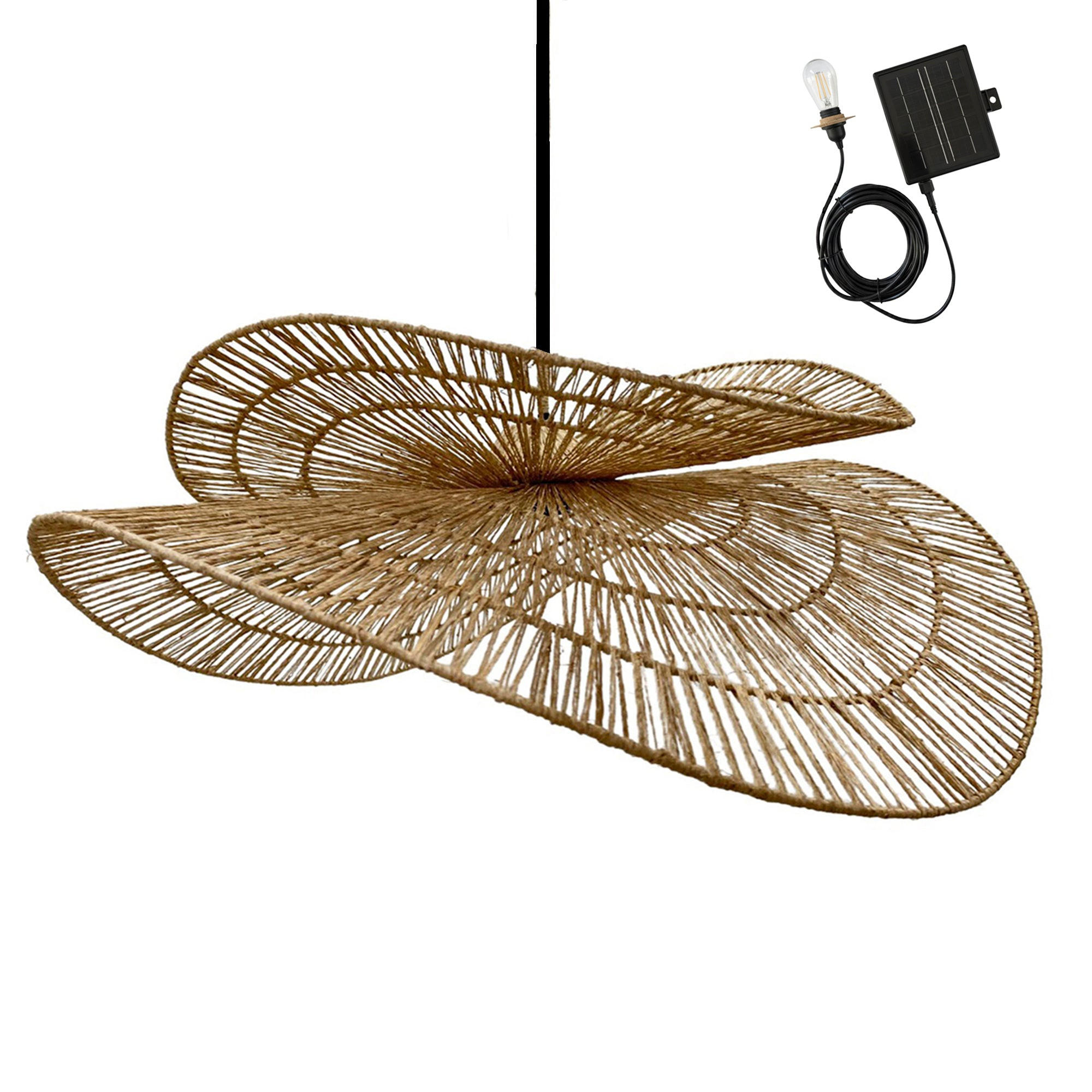 Lumisky Solaranhänger Beige 19x74x81 cm