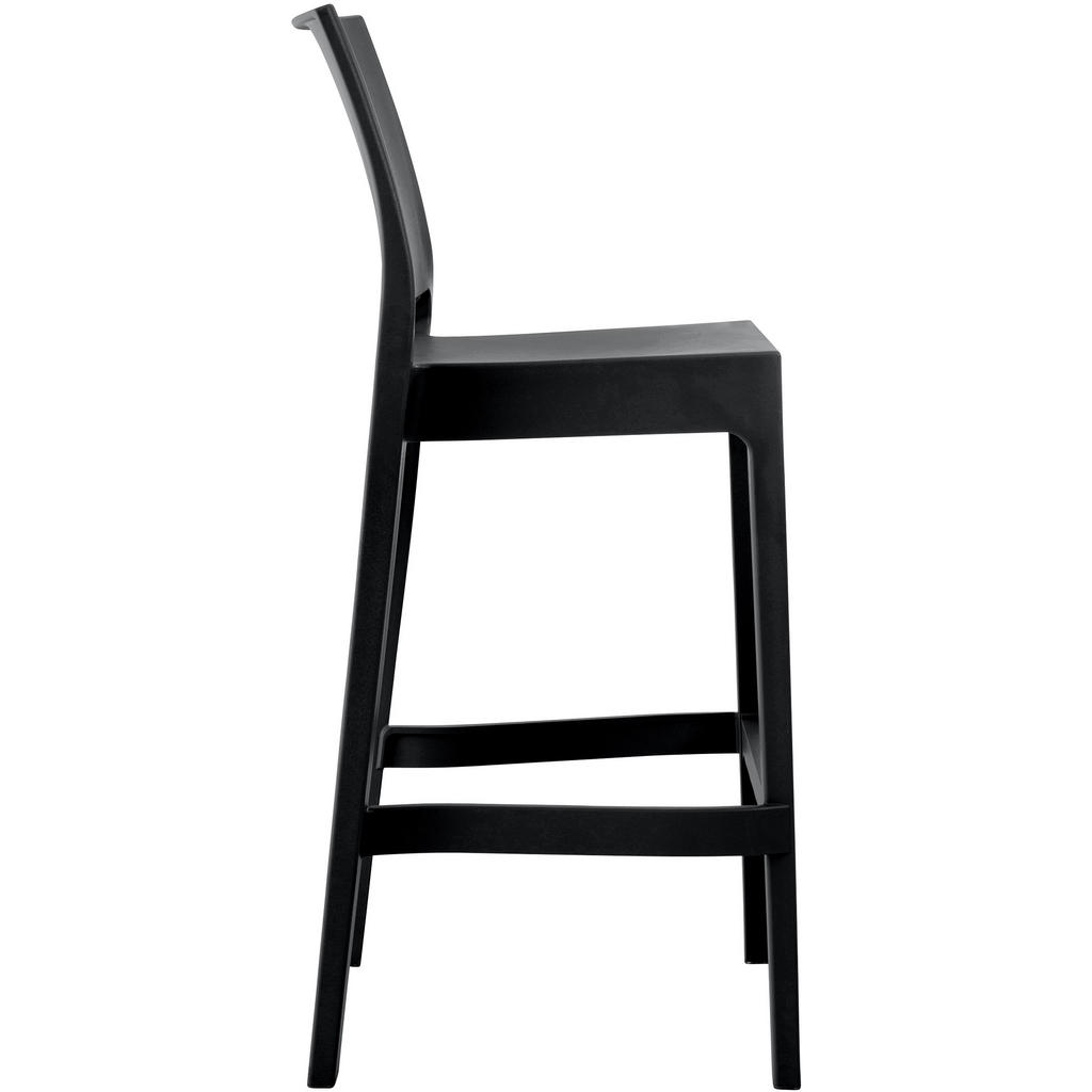 Thumbnail - CLP Barhocker, Schwarz, Kunststoff, 45x105x51 cm, Esszimmer, Barmöbel, Barhocker