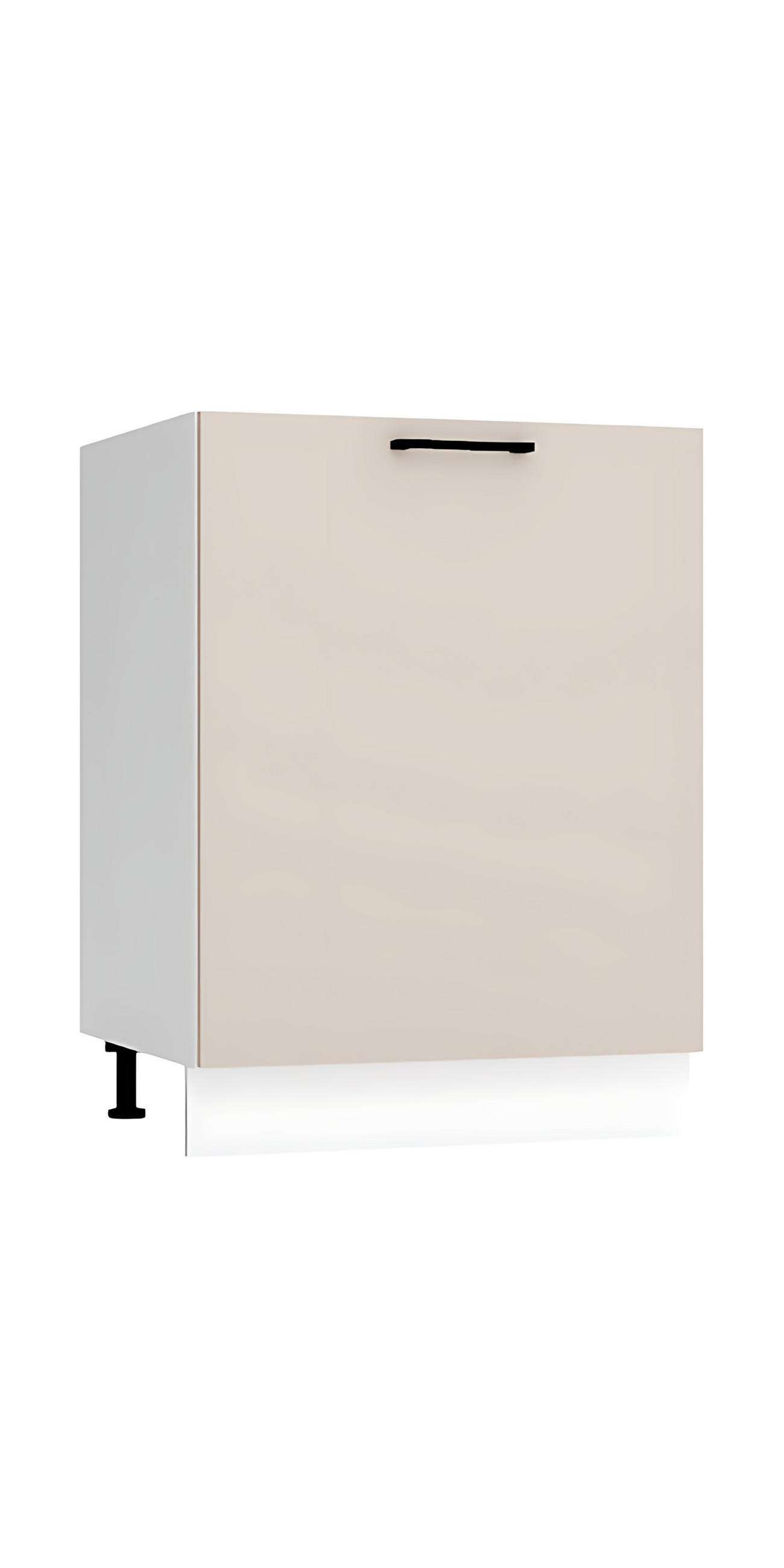 SPÜLENUNTERSCHRANK D60ZL S/1 - Morvex - Robust & langlebig, mit 1 Schublade - Beige, Holz/Metall (60/82/52.4cm) - ROYAL24_MARKT