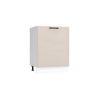 SPÜLENUNTERSCHRANK D60ZL S/1 - Morvex - Robust & langlebig, mit 1 Schublade - Beige, Holz/Metall (60/82/52.4cm) - ROYAL24_MARKT