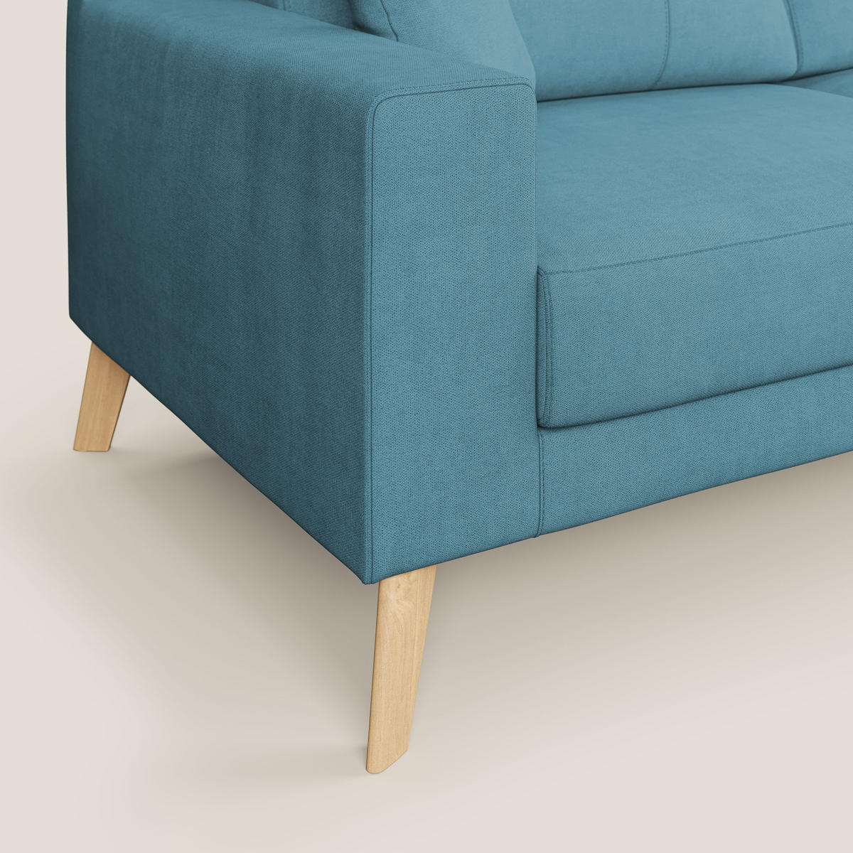 LINEARSOFA Danish - Türkis, Textil (146/95/91cm) - Divani.store