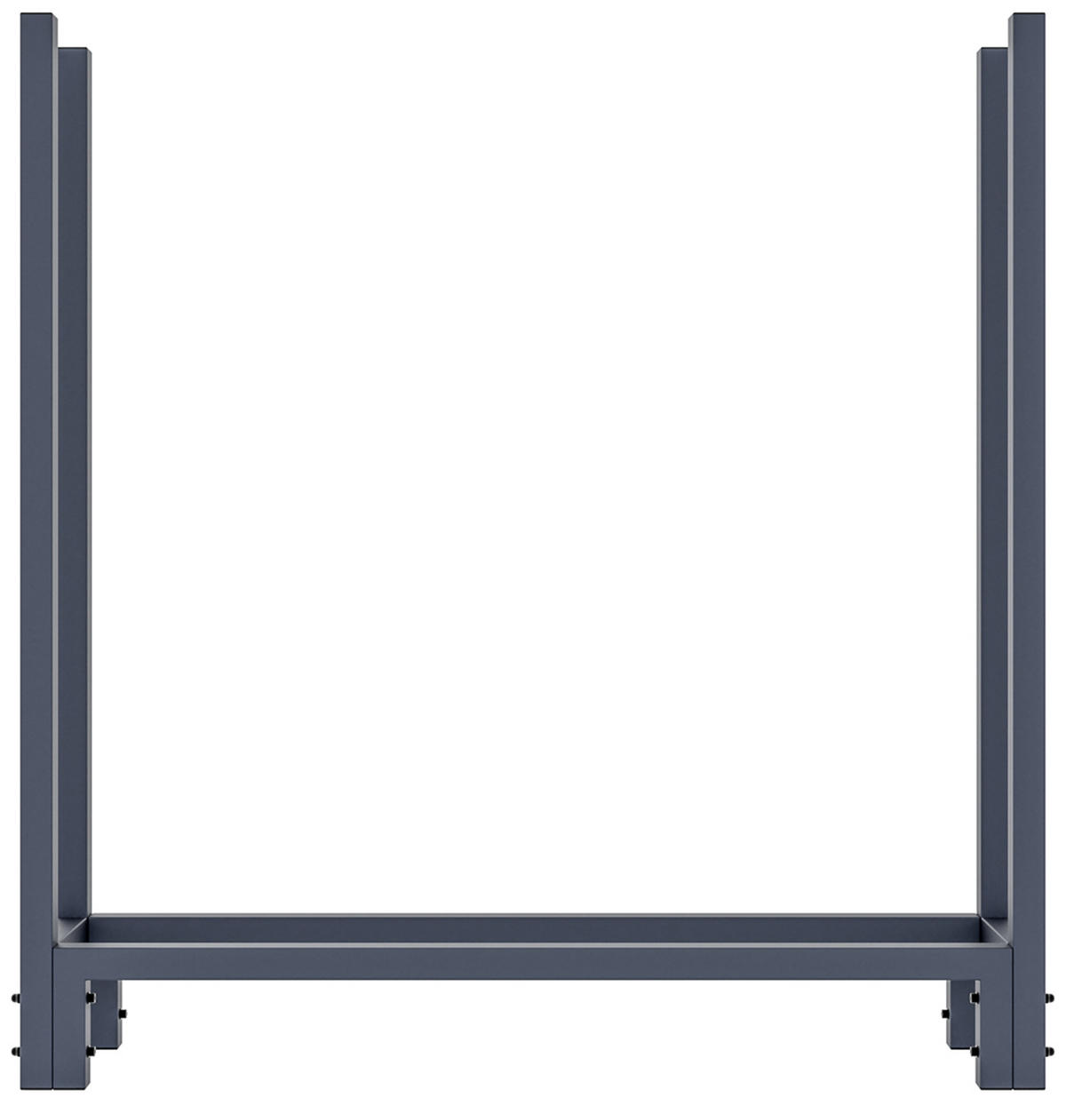 KAMINHOLZREGAL 110/25/115 cm Metall anthrazit - Anthrazit, Textil/Metall (110/115/25cm) - CLP