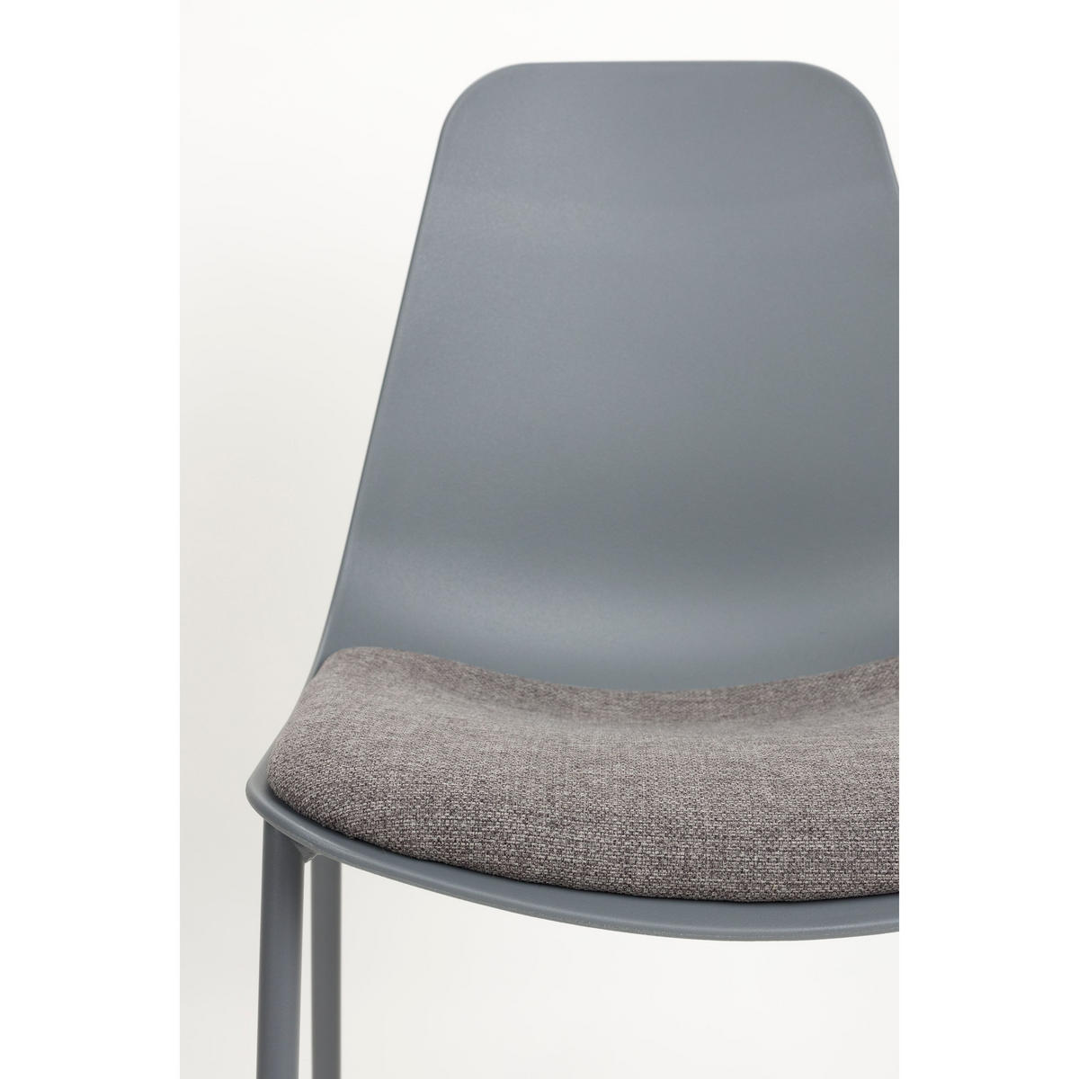 ESSZIMMERSTUHL Jeffrey Grau - 4 er Set - Grau, Kunststoff (49/88/48.5cm) - Housecraft Living