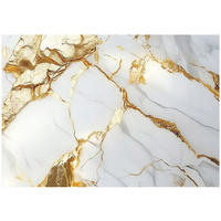 FOTOTAPETE Marmor Steinwand Gold Wohnzimmer 150x105 - Multicolor, Papier (150/105cm) - Wallarena