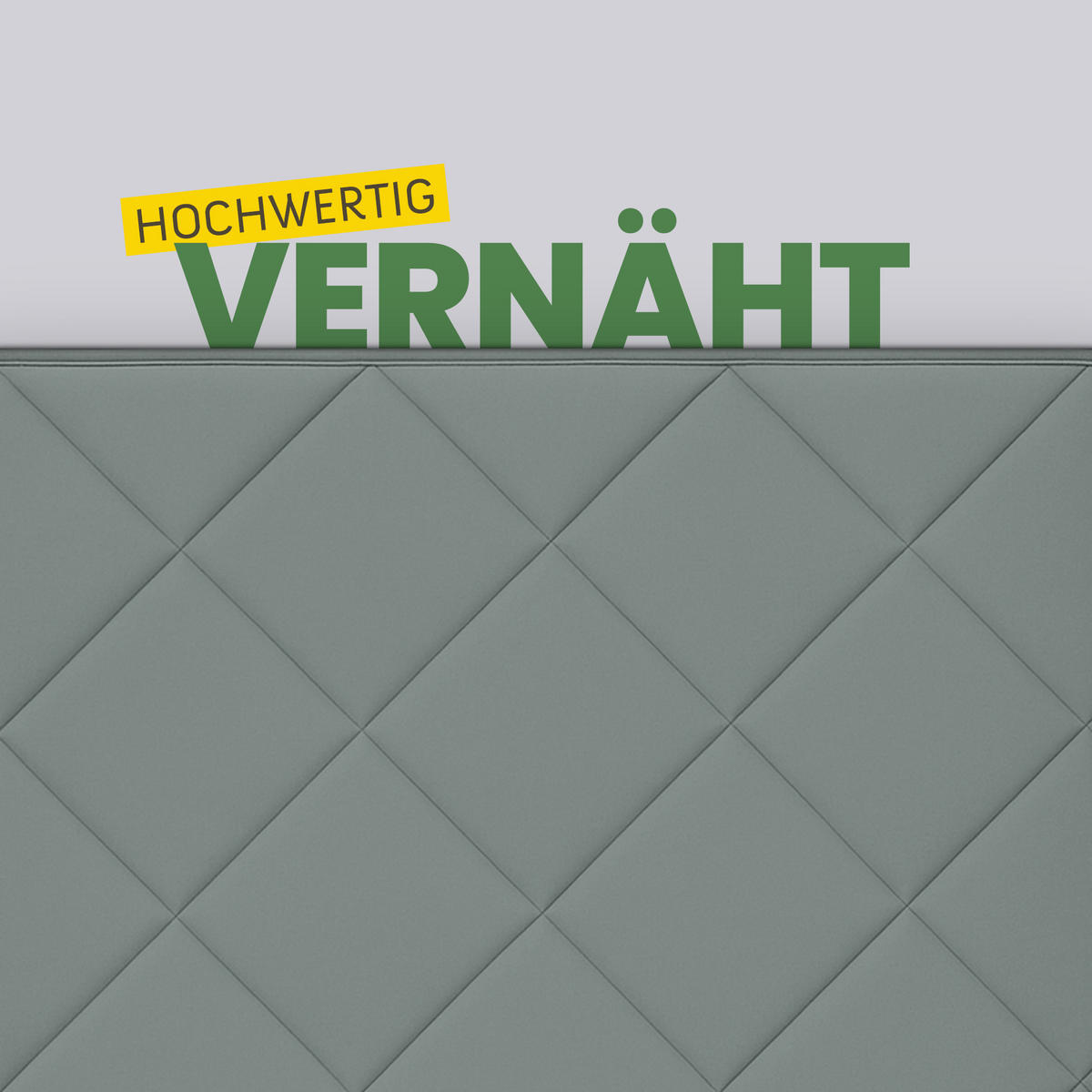 SOMMERBETT für Reisen 2-teilig 135x200/40x80 cm Salbei - Salbeigrün, Textil (135/200cm) - Bestlivings