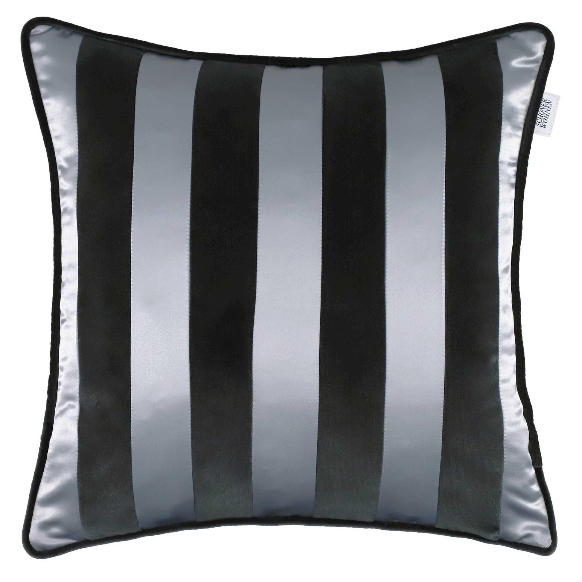 ZIERKISSENHÜLLE DEKOKISSENHÜLLE AVENUE - Grau, Textil (43/43cm) - Schöner Wohnen
