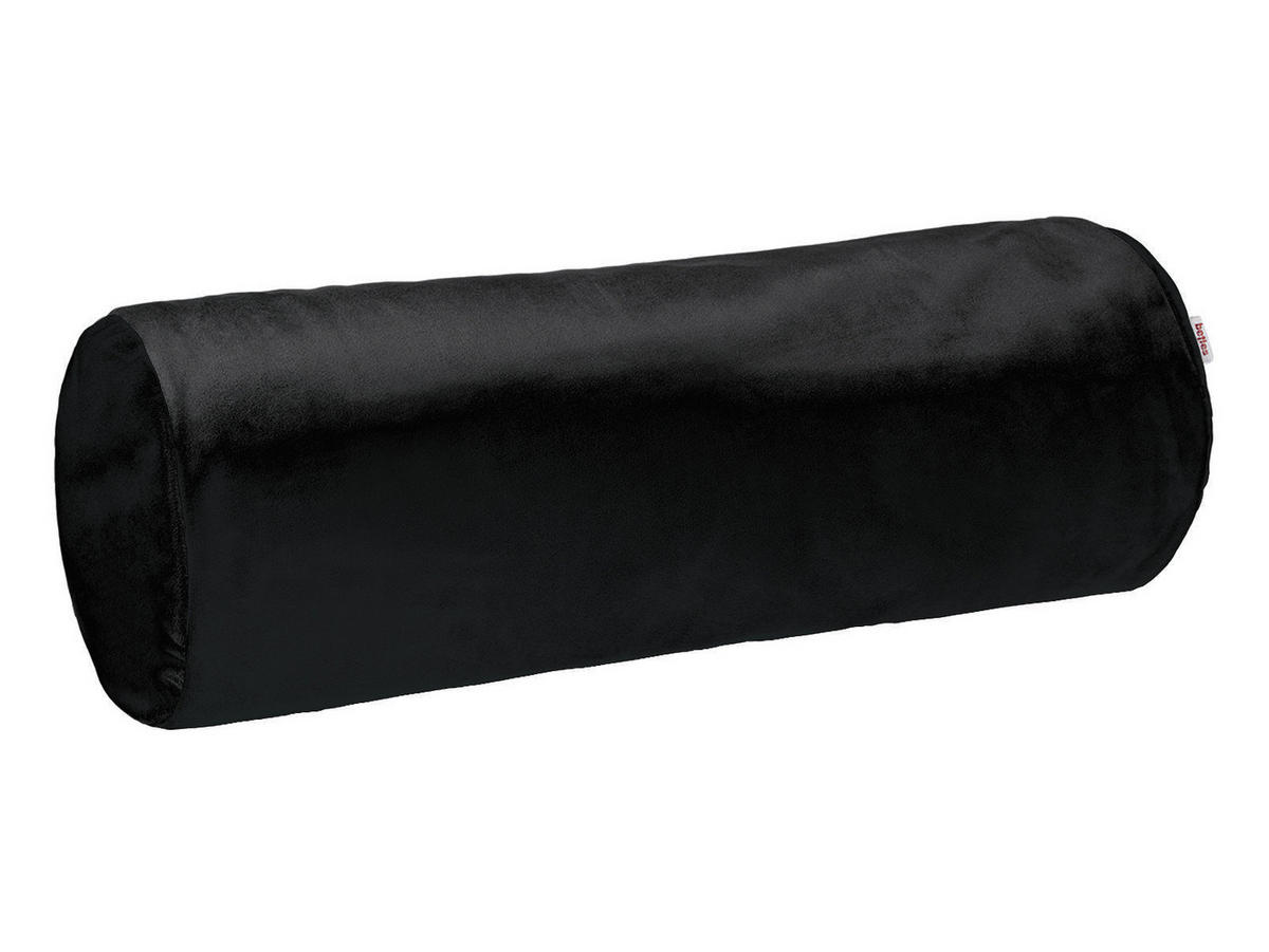 XL-NACKENROLLENHÜLLE Samt&Sonders schwarz 25/70 cm - Schwarz, Textil (25/70cm) - beties Heimtextil