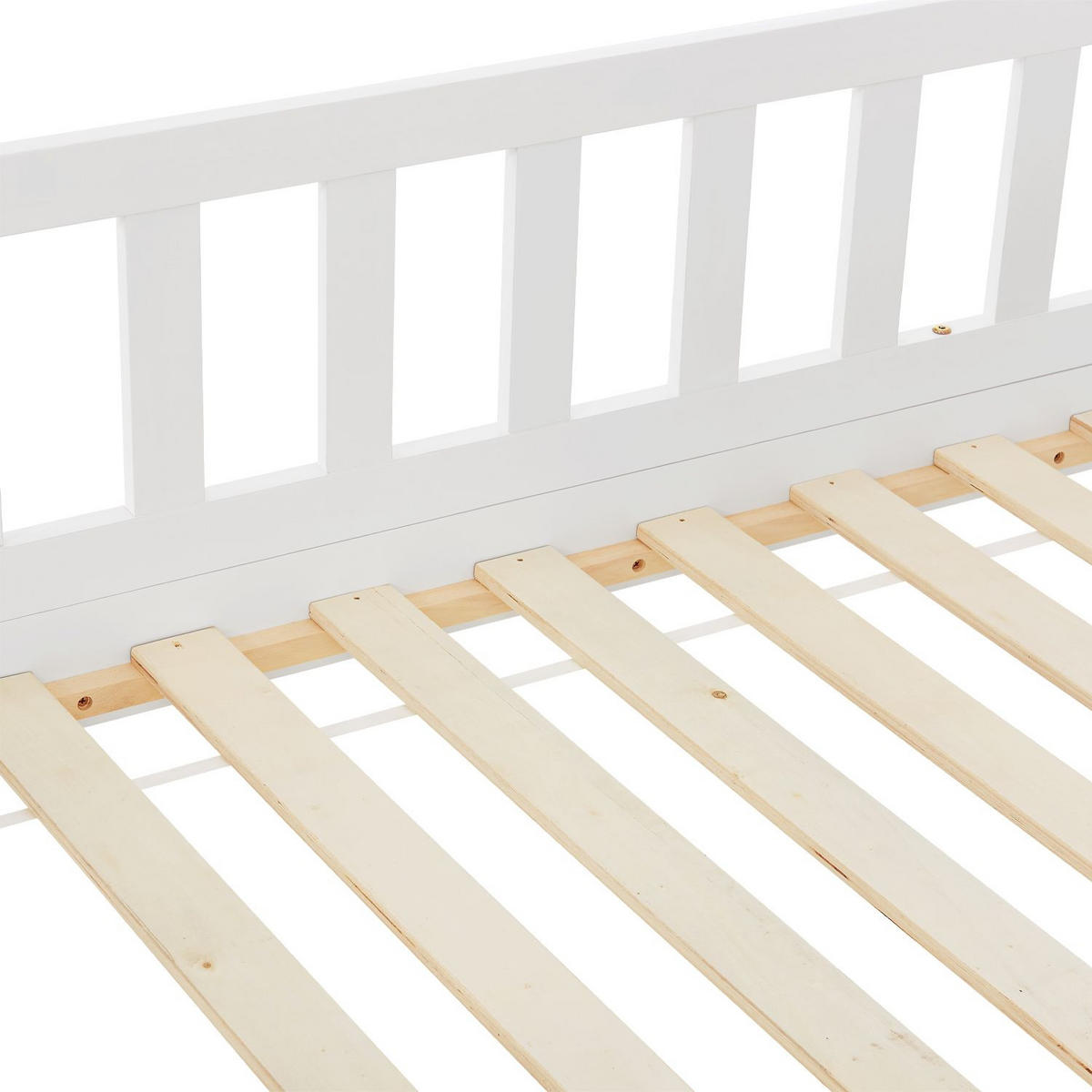 KINDERBETT Marli weiß 80x160 cm mit Bettkasten - Weiß, Holz (80/160cm) - Juskys