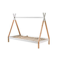 HAUSBETT TIPI Beige 99x206x158 cm - Beige, Holz - FURNLUX