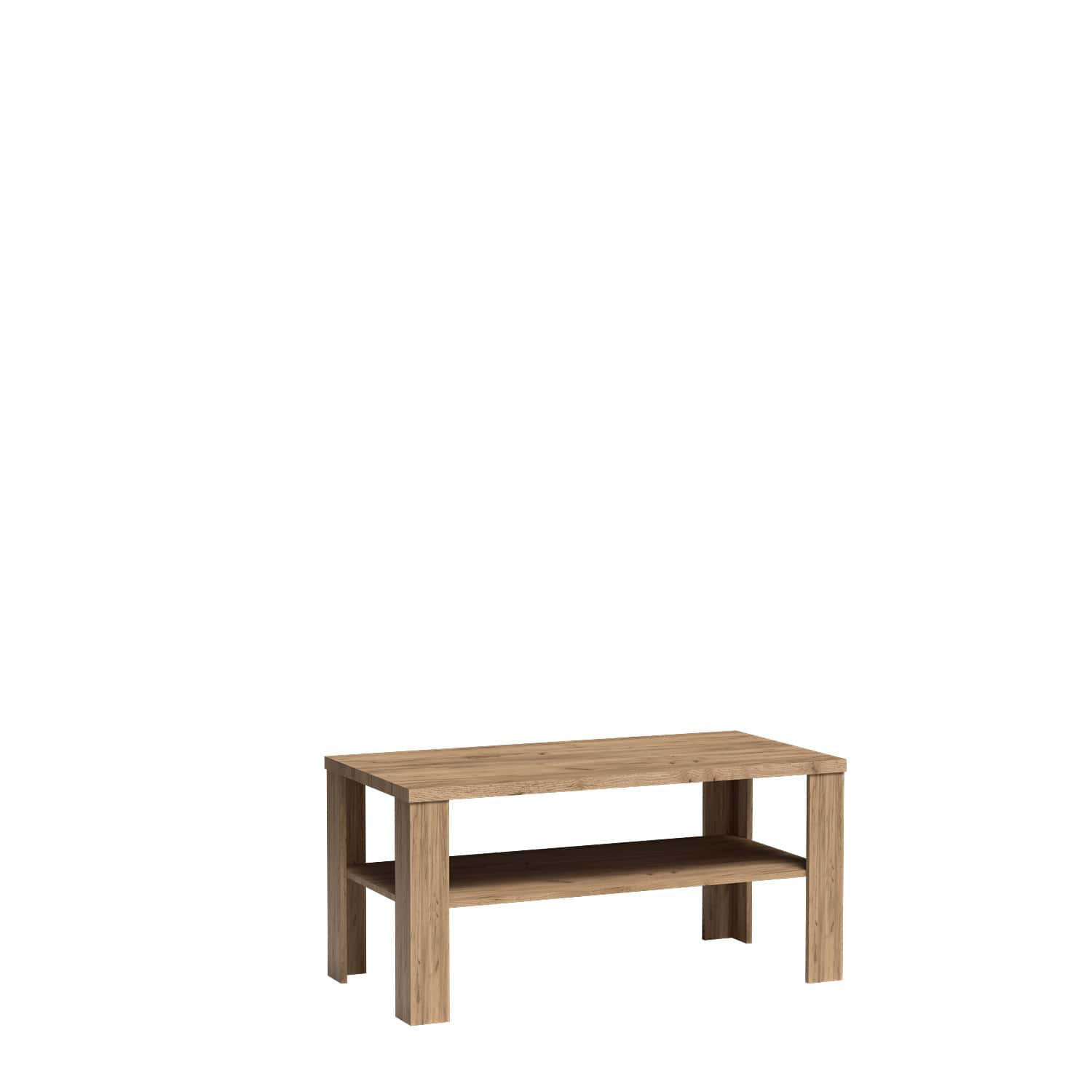 COUCHTISCH Antica New AN-13 Kraft Gold - Wildeiche, Holzwerkstoff (60/120/59cm)