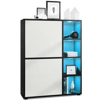 HIGHBOARD Cuba Türen in Weiß matt - Weiß, Holzwerkstoff (79/105.5/35.5cm) - Vladon