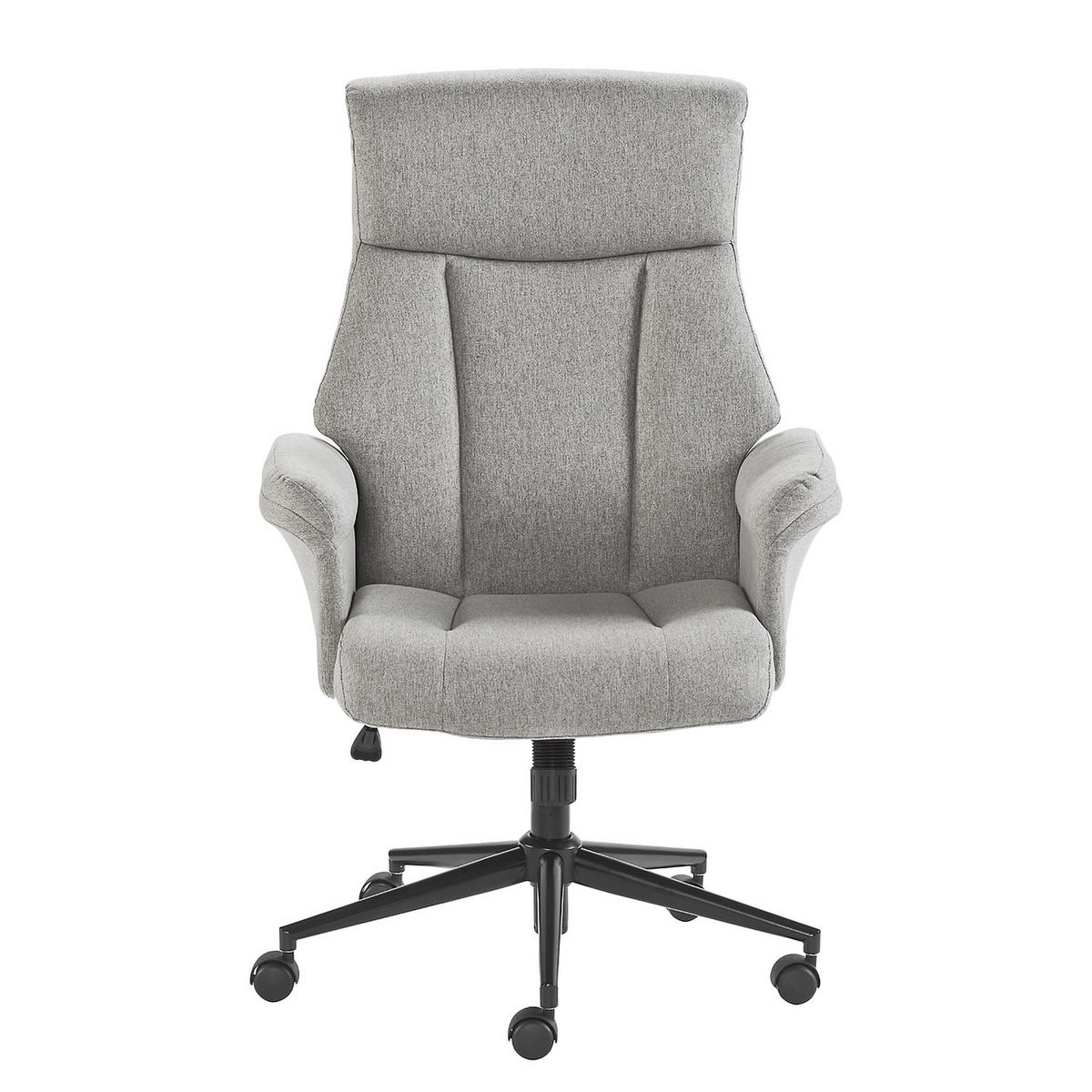 BÜROSTUHL - Flachgewebe / Nylon - Greige, Kunststoff/Textil (70/107/72cm) - home24