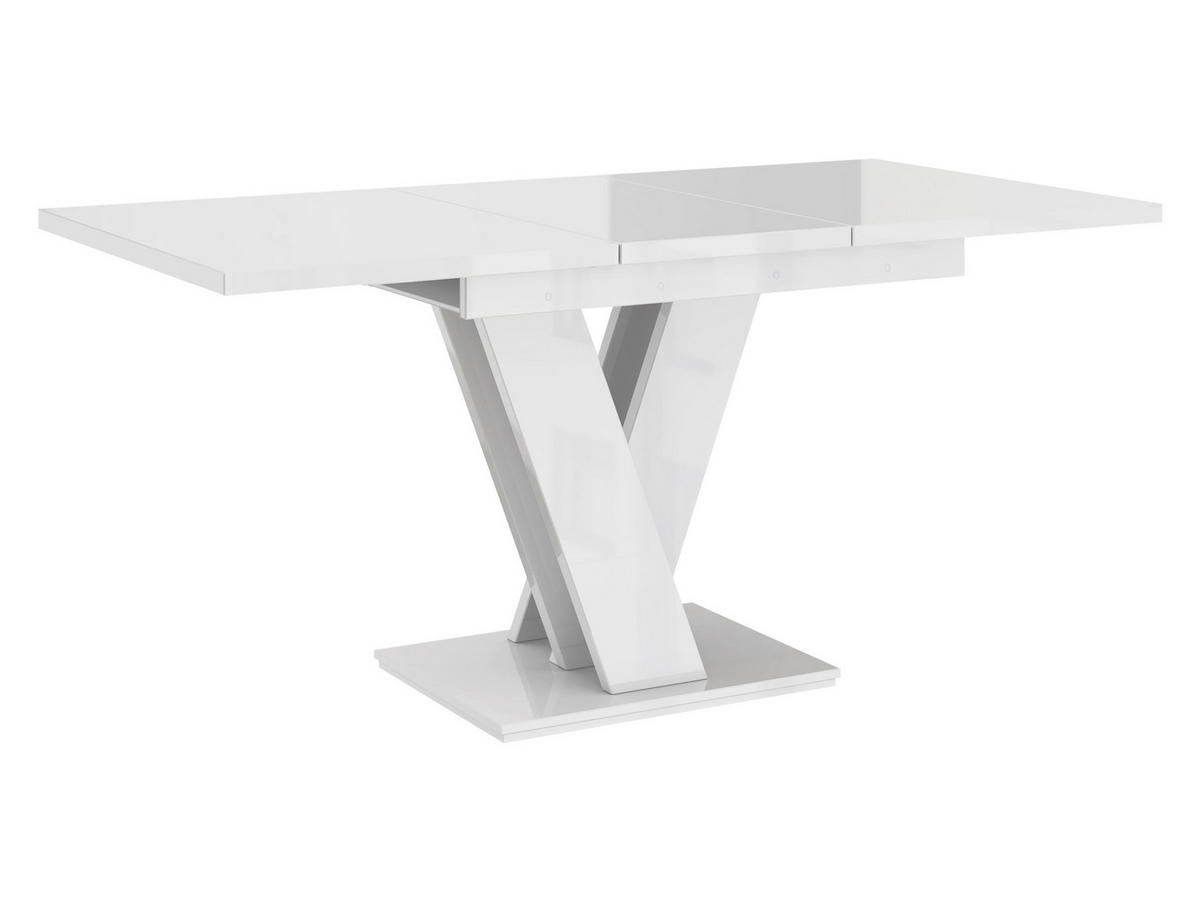 ESSTISCH Masiv - Weiß/Grau, Holzwerkstoff (80/120/76cm) - MIRJAN24