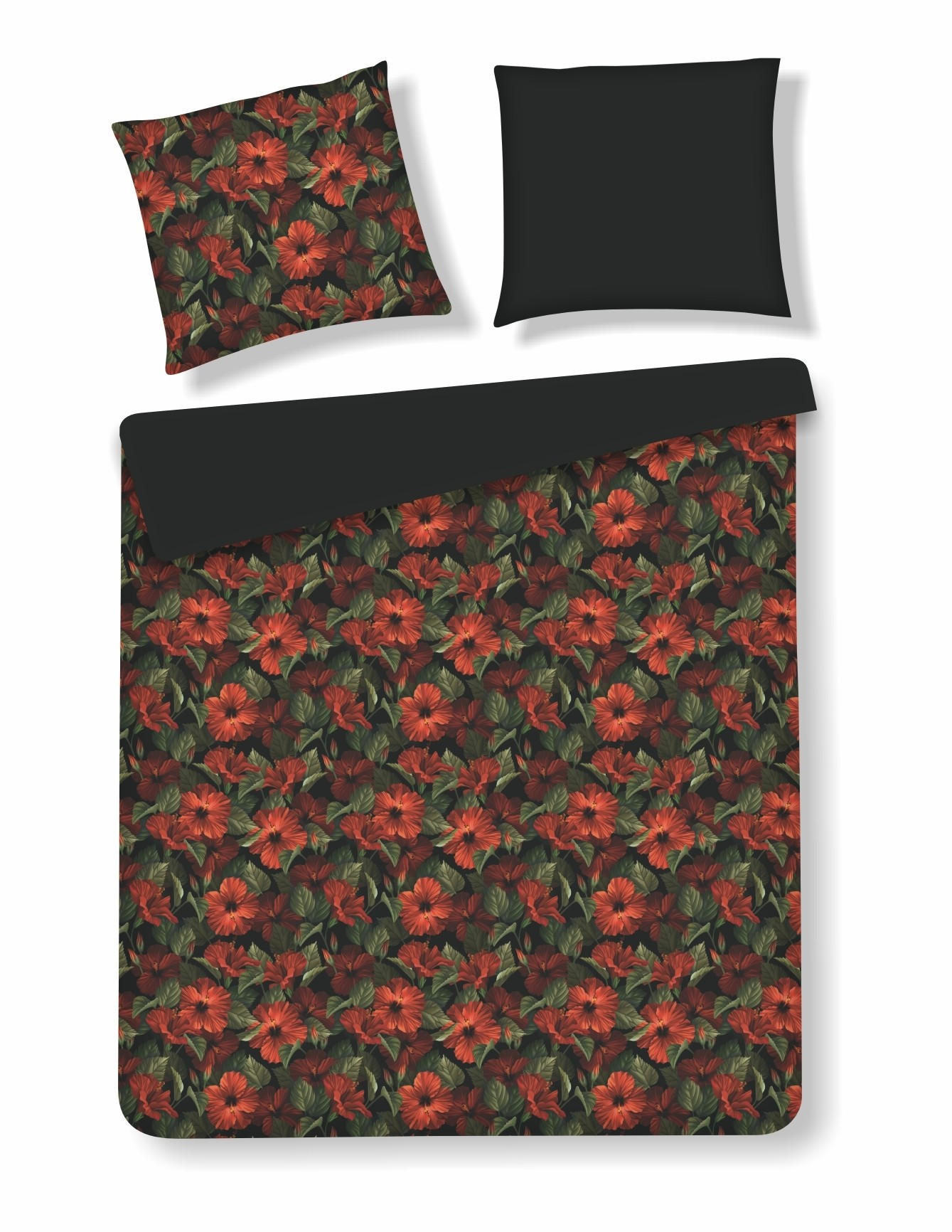 BETTWÄSCHE Akaia - Schwarz, Textil (160/200cm) - home&you