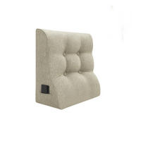 RÜCKENKISSEN Kopfteilkissen leinen Weiß 50cm - Weiß, Textil (30/50cm) - Vercart