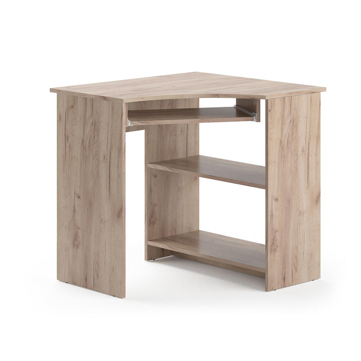 ECKSCHREIBTISCH Odin Sonoma 83 x 76 cm - Sonoma Eiche, Holzwerkstoff (76/83/77cm) - Vicco