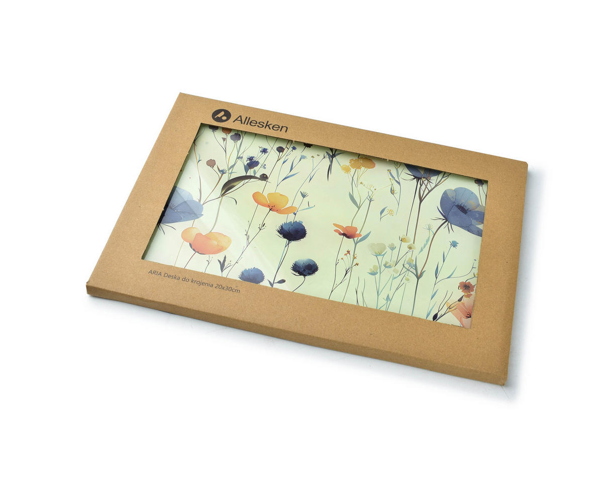 SCHNEIDEBRETT Aria Mintgrün 30/20/2 cm Glas - Mintgrün, Glas (20/30cm) - Mondex