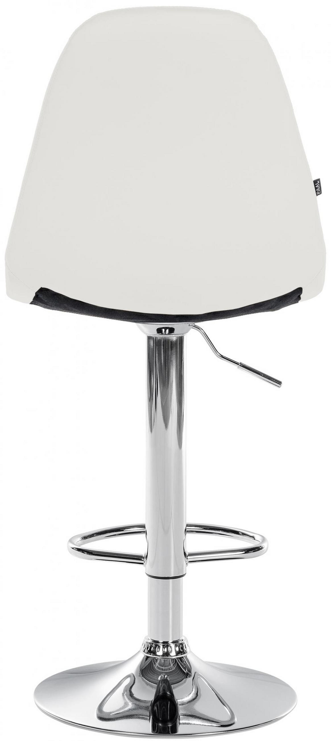 BARHOCKER Metall Weiß - Weiß, Textil/Metall (47/58/56cm) - CLP